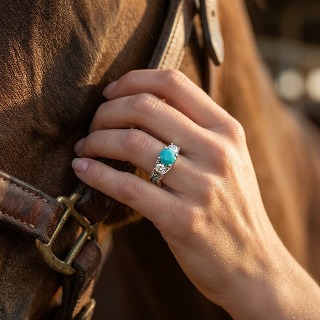 Century Romance Ring - Turquoise
