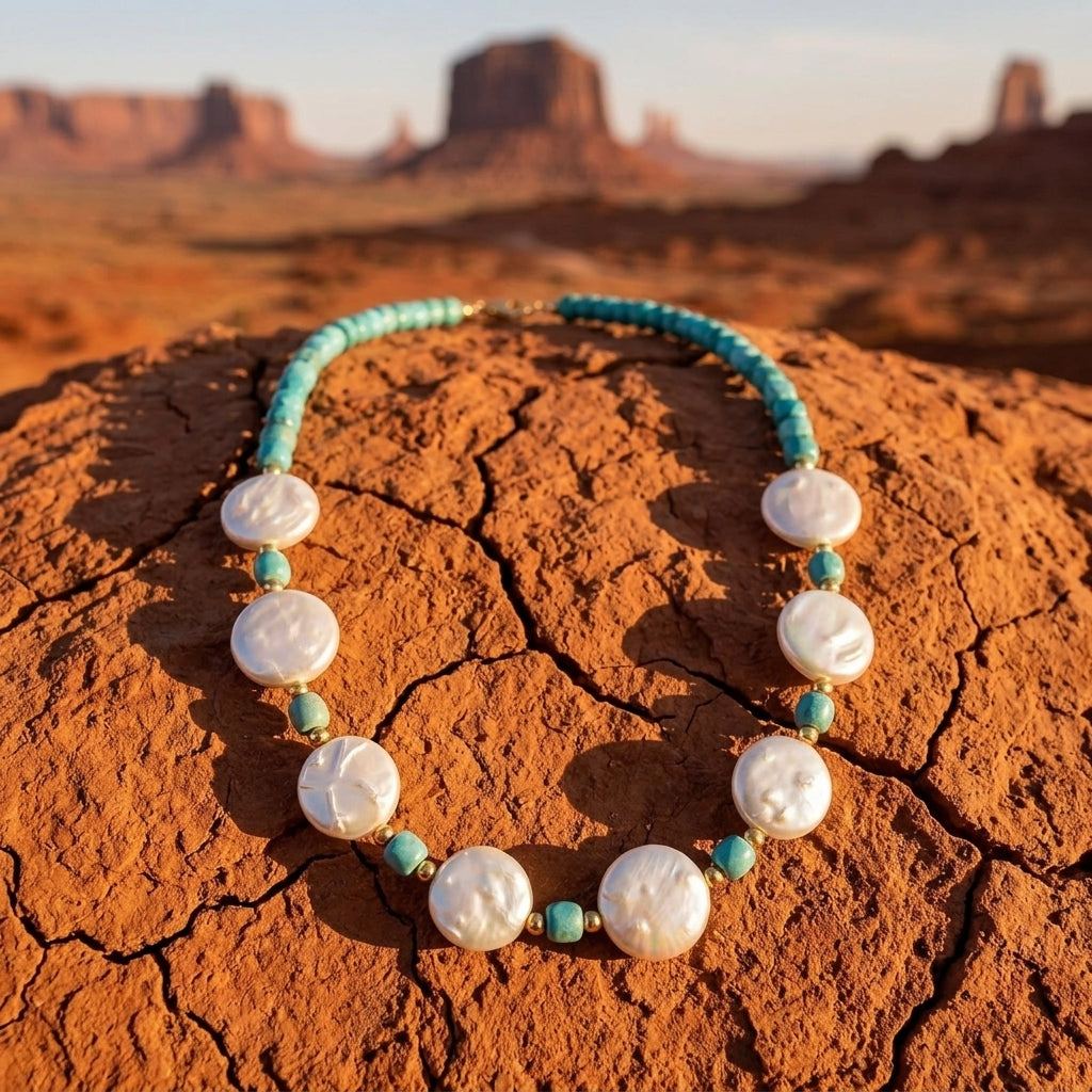 Lagoon Pearlescent Necklace