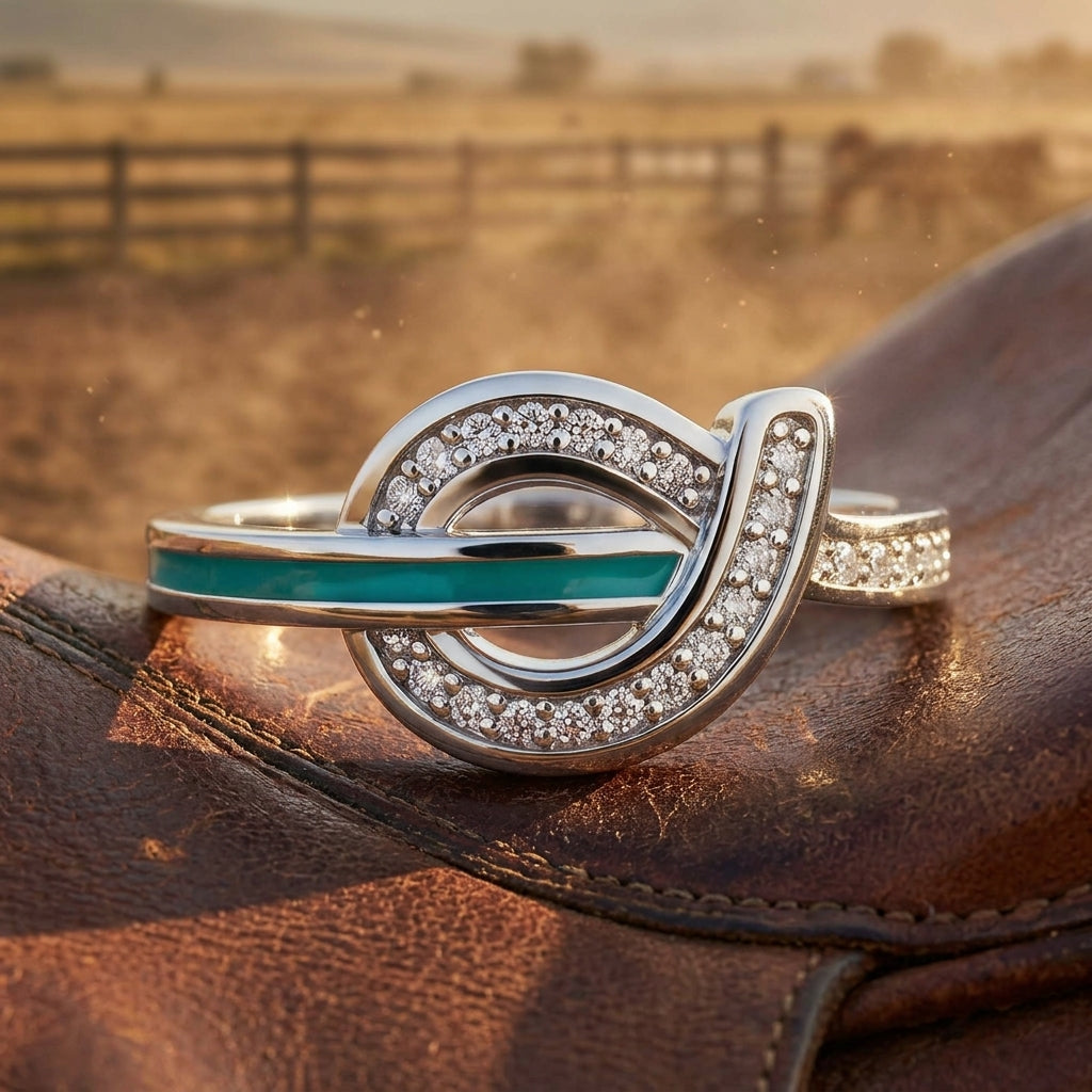 Knotted Power Ring - Moissanite