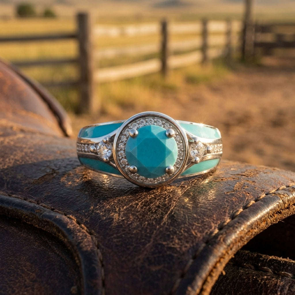 Brave Belt Ring - Turquoise