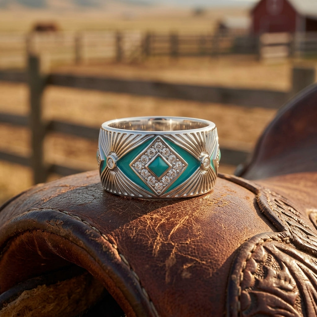 Cowgirl Legend Ring - Moissanite