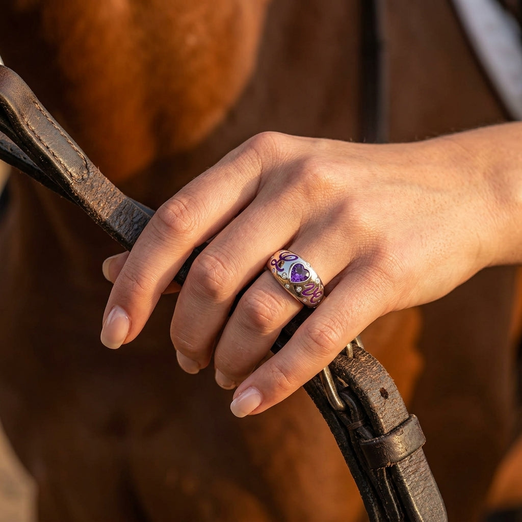 Promise Love Ring - Amethyst
