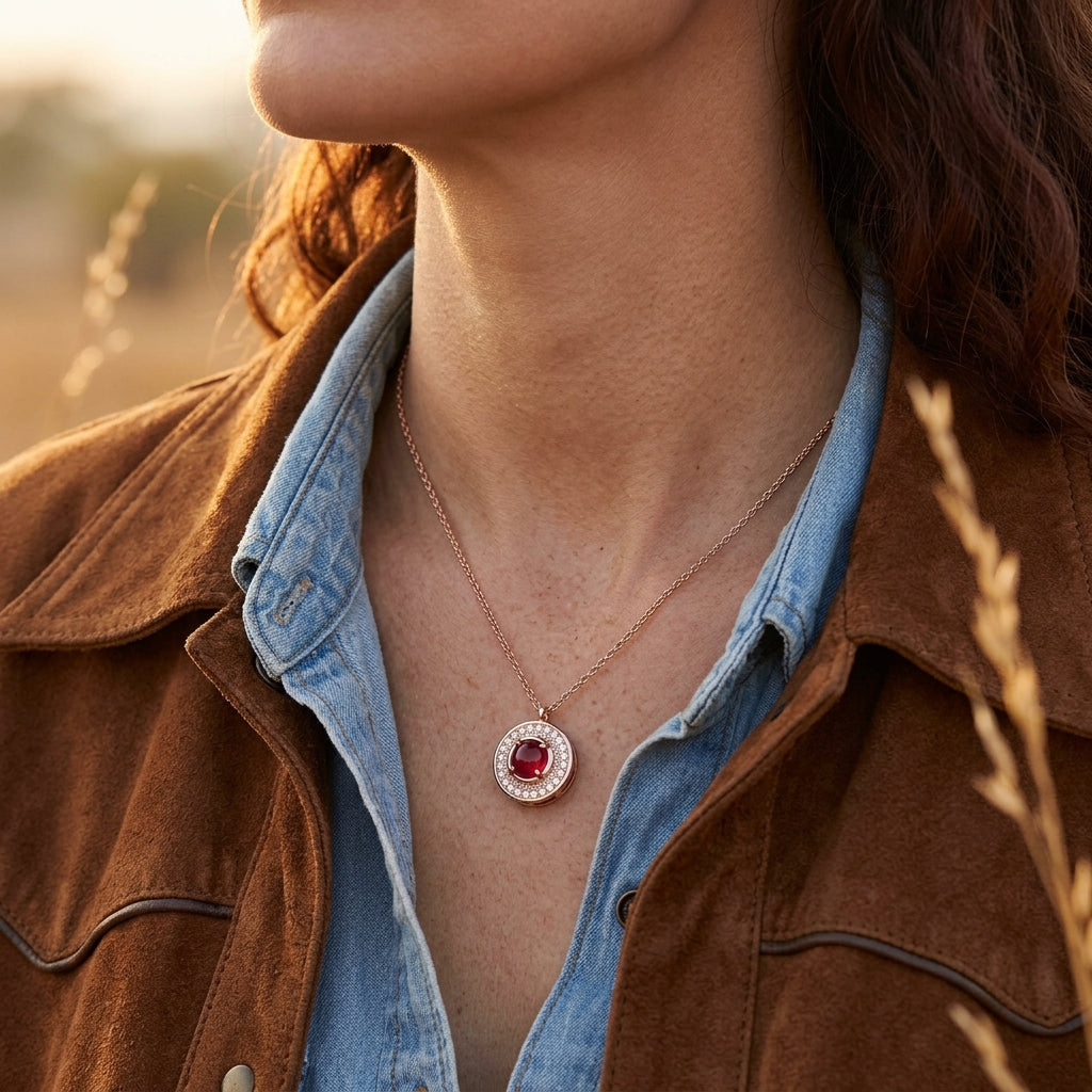 Competitive Spirit Necklace - Ruby
