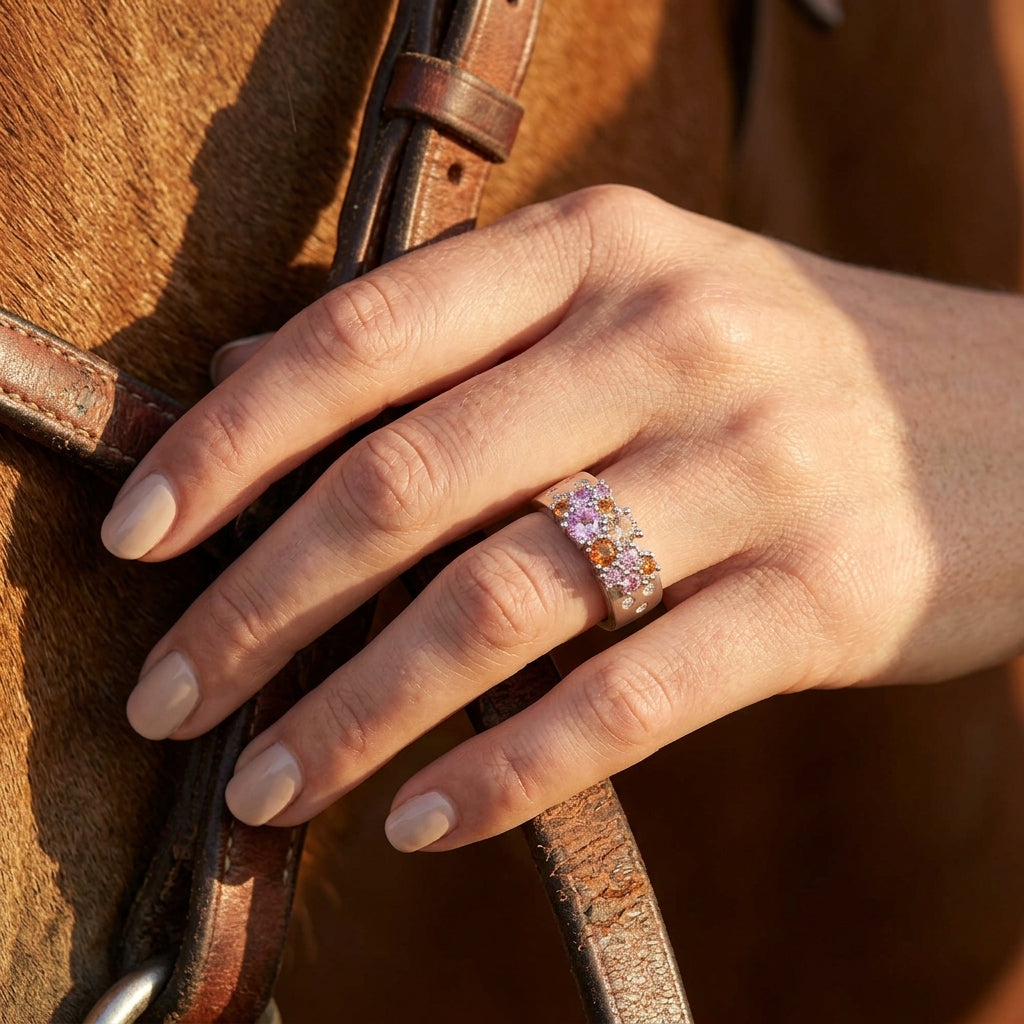 Reef Reverie Ring - Rose Quartz