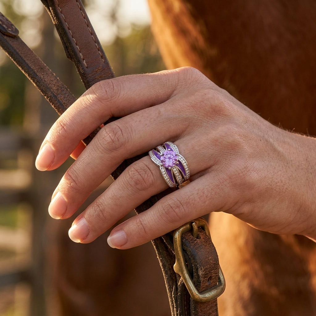 Intersect Radiance Ring - Amethyst
