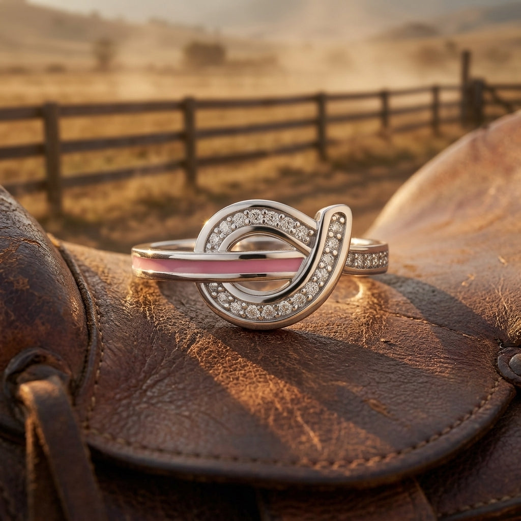 Knotted Power Ring - Pink