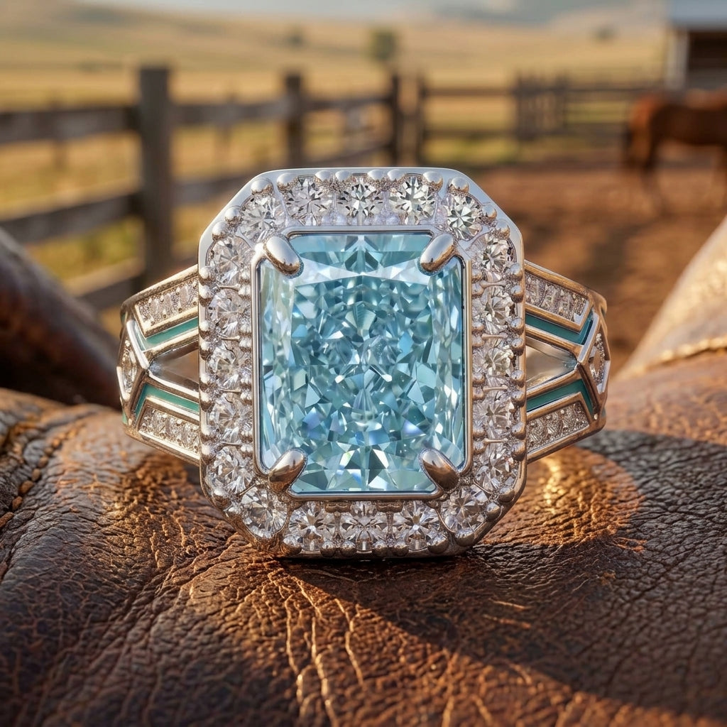 Zyra Core Ring - Aquamarine