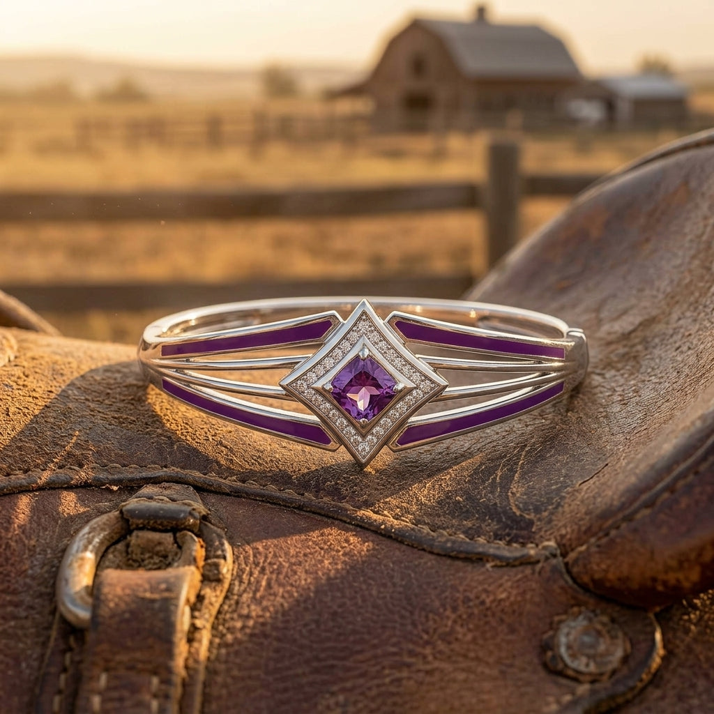 Soulful Waters Bracelet - Amethyst