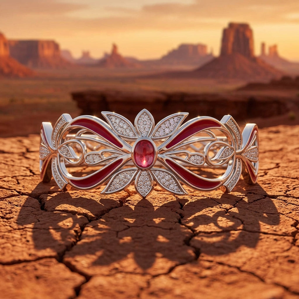 Frontier Whirlwind Bracelet - Ruby