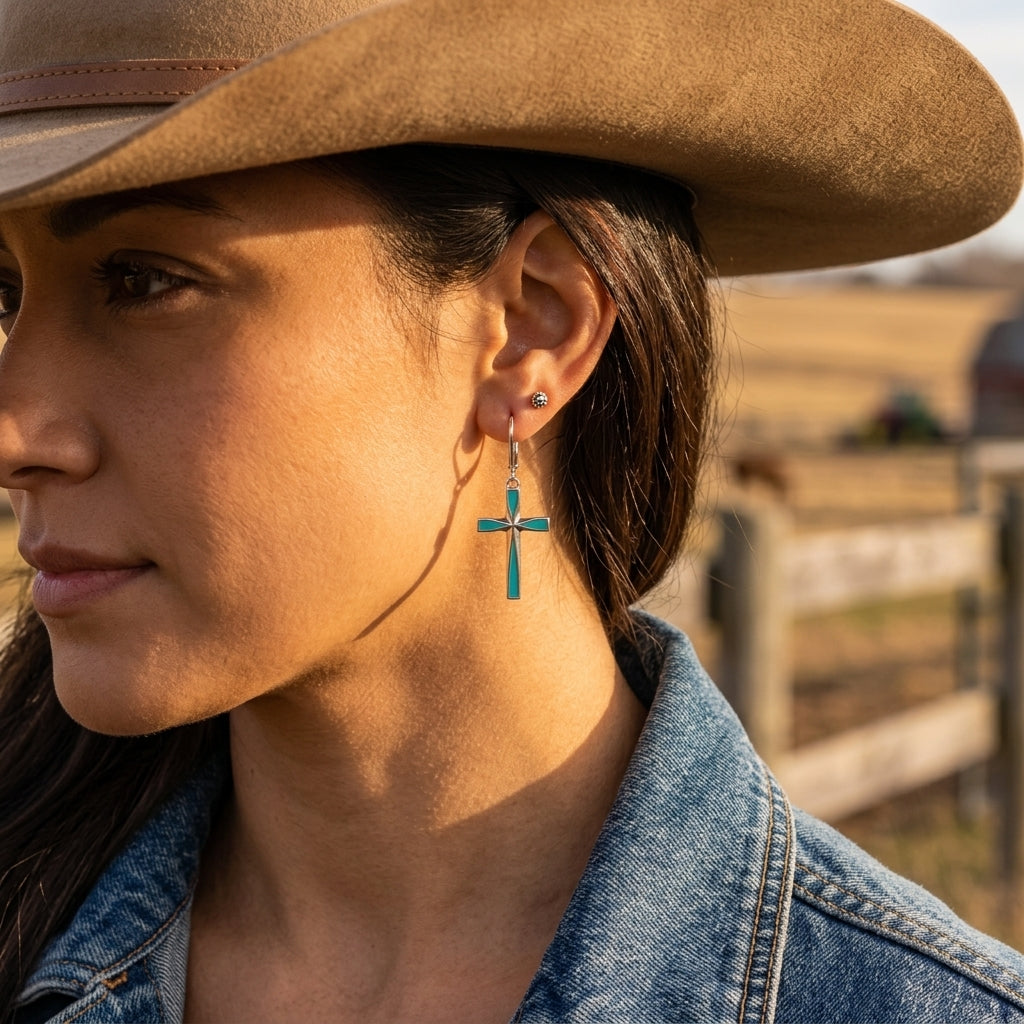Azure Faith Earrings