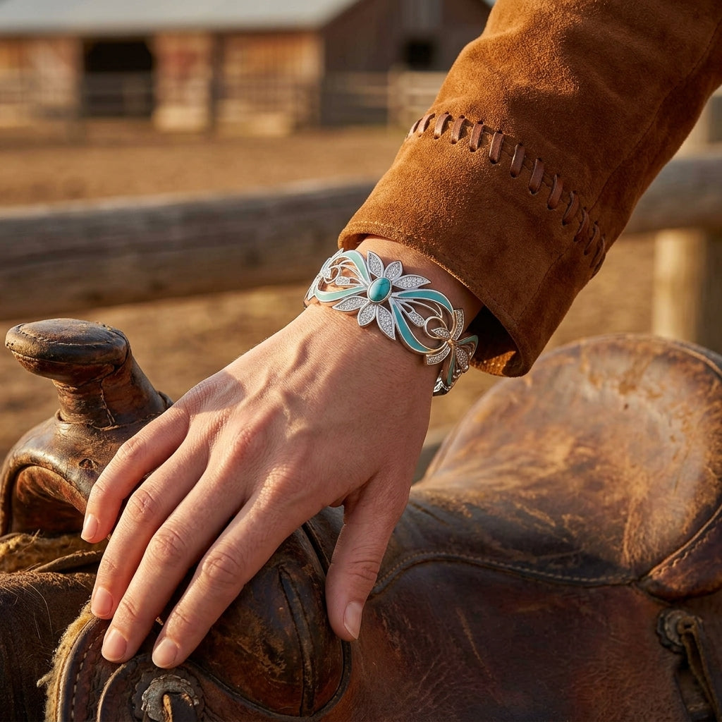 Frontier Whirlwind Bracelet - Turquoise