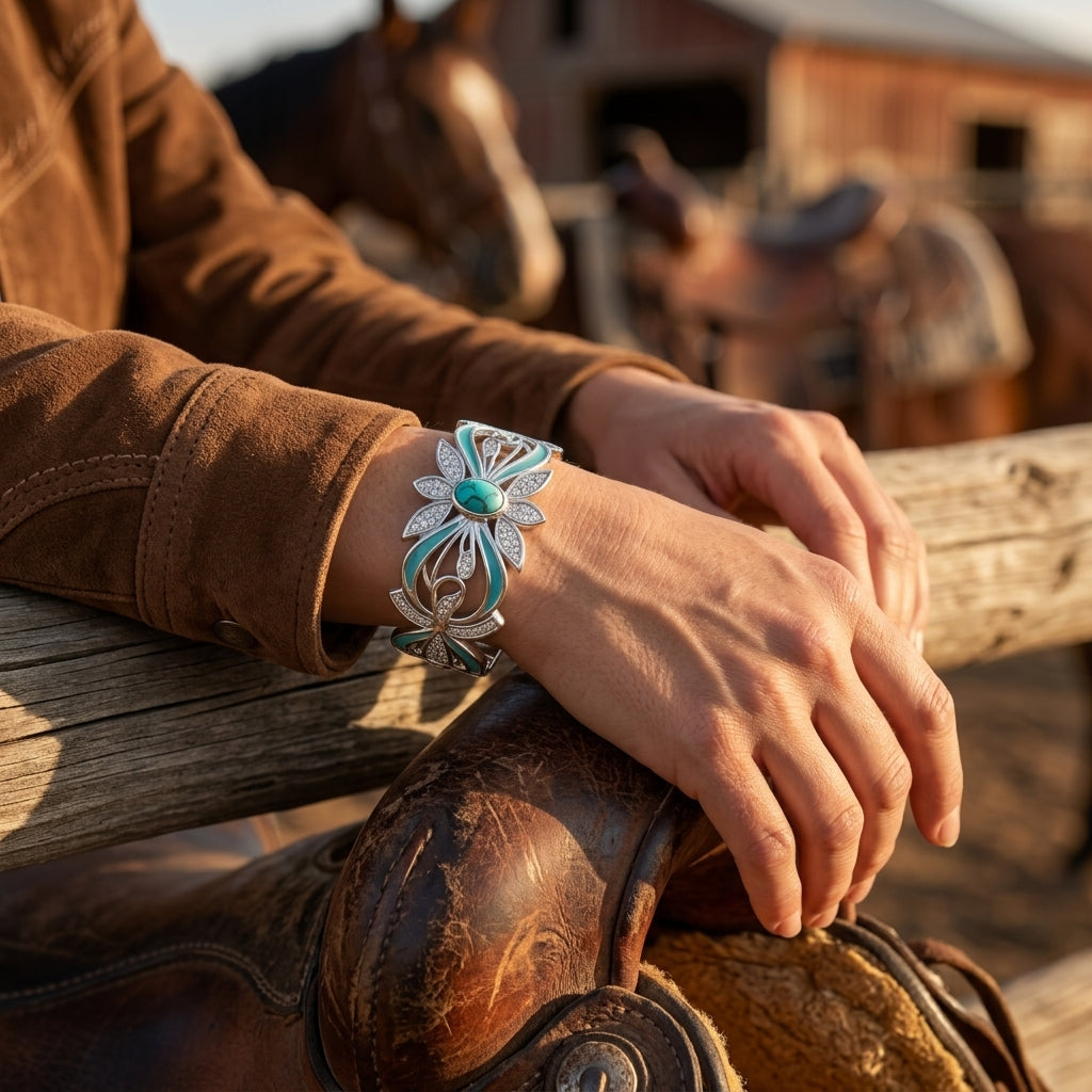 Frontier Whirlwind Bracelet - Turquoise