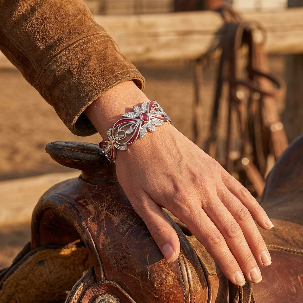 Frontier Whirlwind Bracelet - Ruby