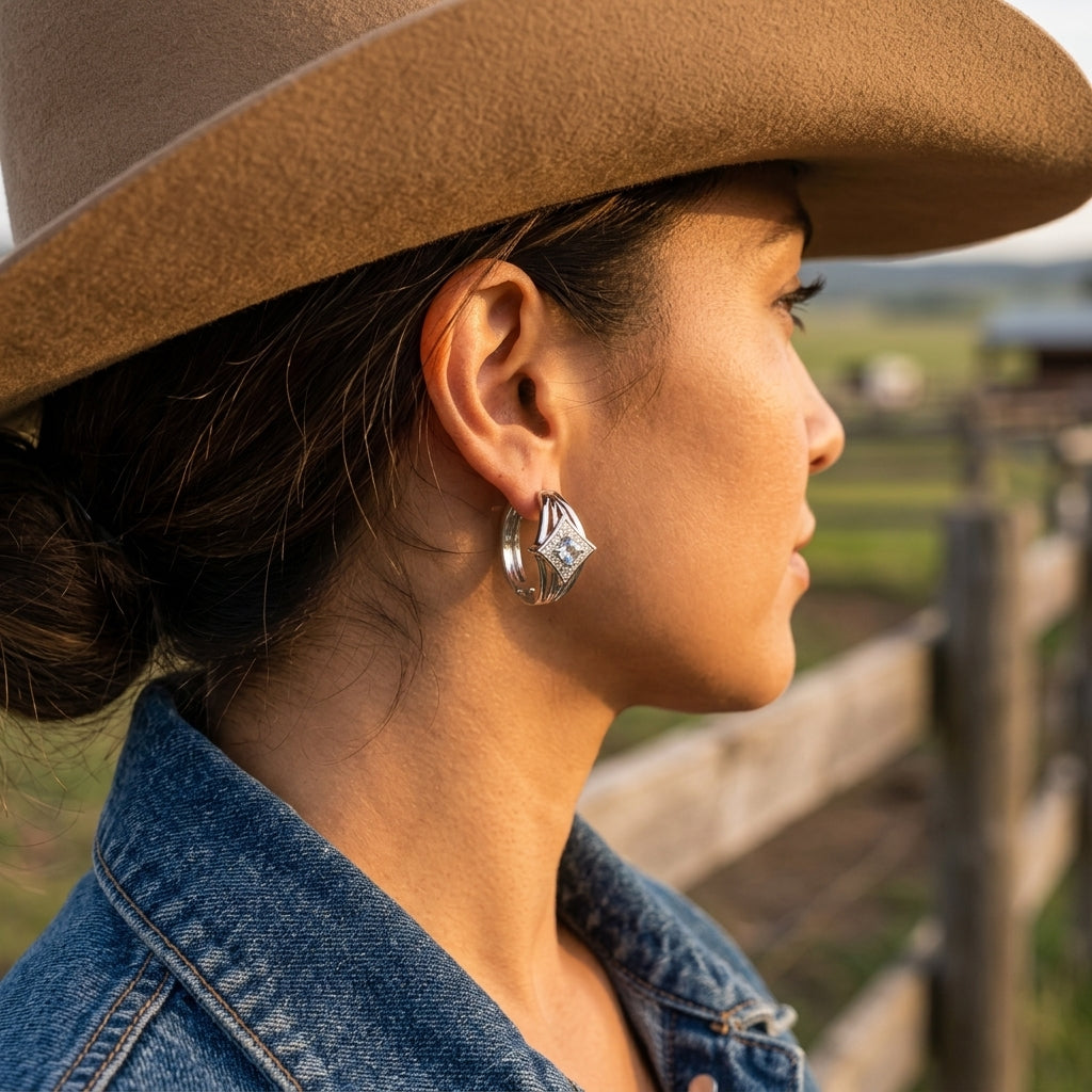 Soulful Waters Earrings - Aquamarine