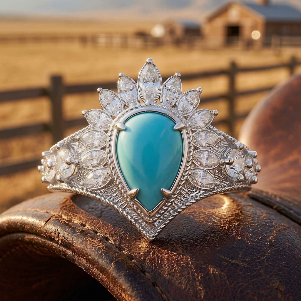 Sunrise Dew Ring - Turquoise
