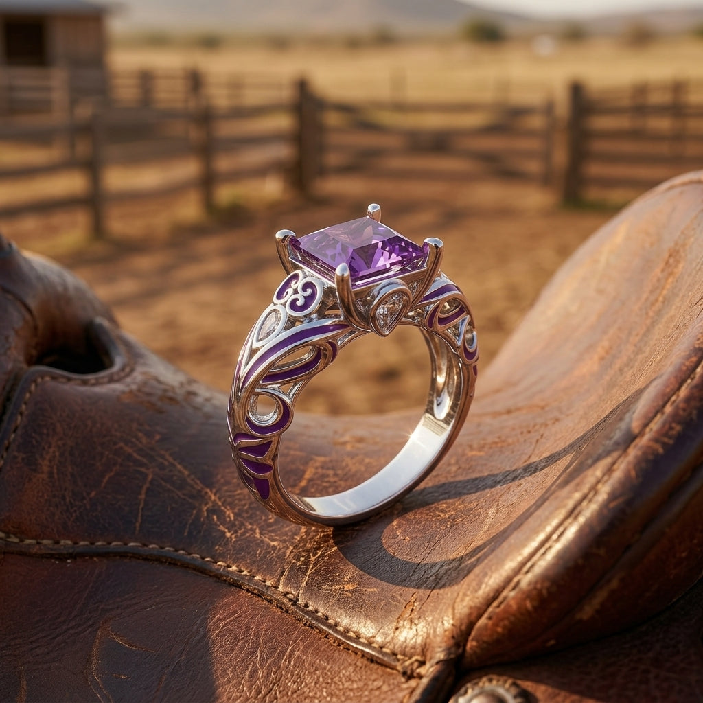 Rosemary's Loyalty Ring - Amethyst