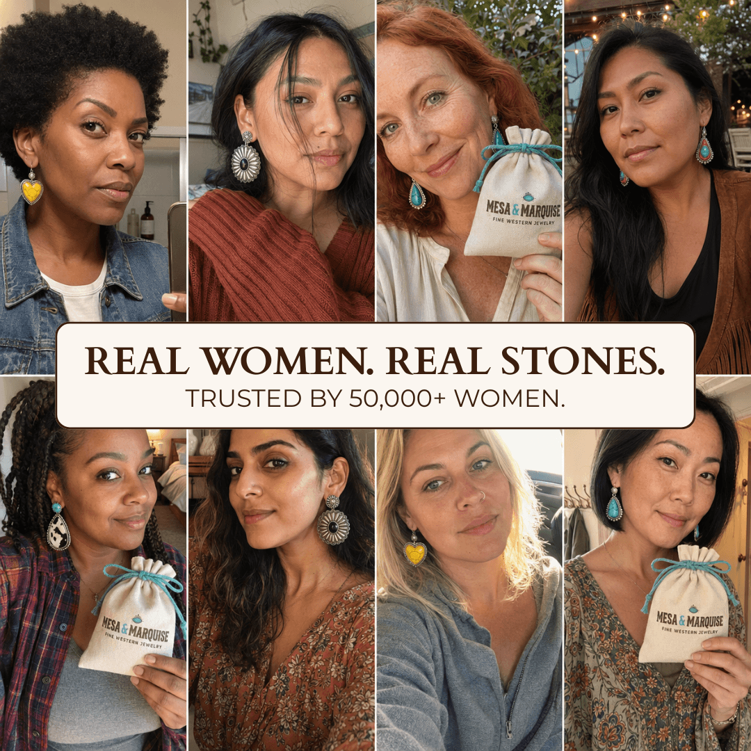Bohemian Gold Lake Blue Beaded Hoop Earrings