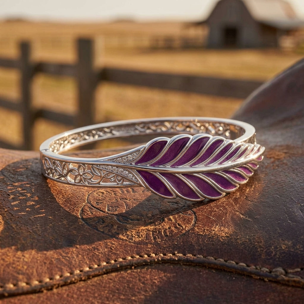 Mesa Quill Bracelet - Purple
