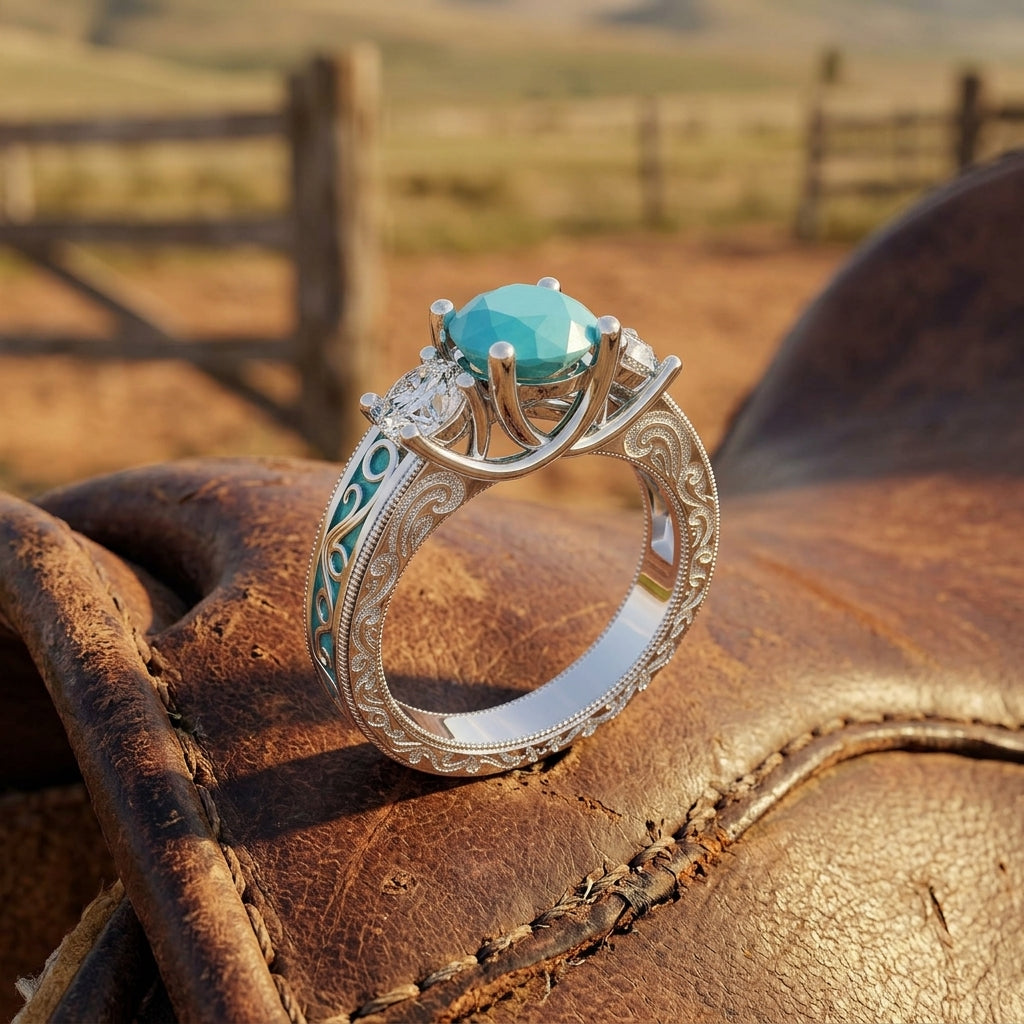 Century Romance Ring - Turquoise