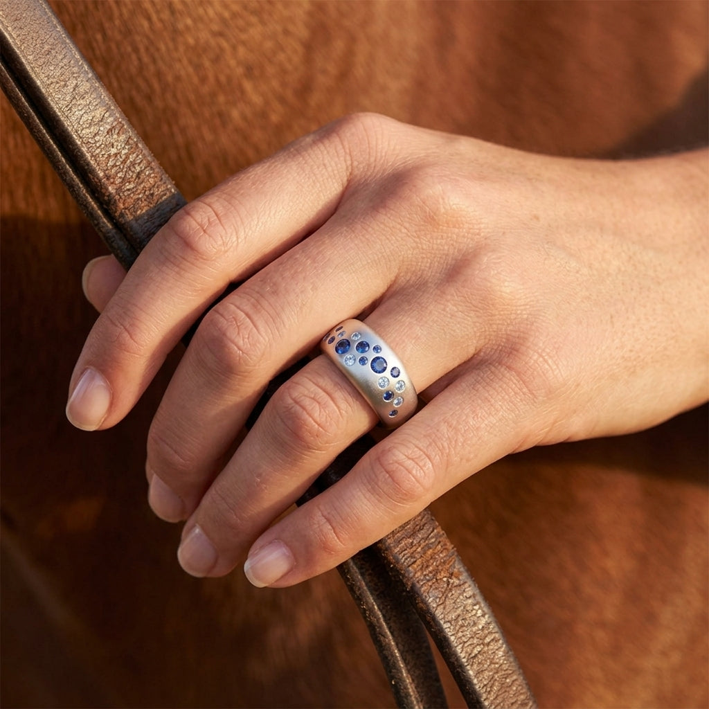 Seafoam Symphony Ring