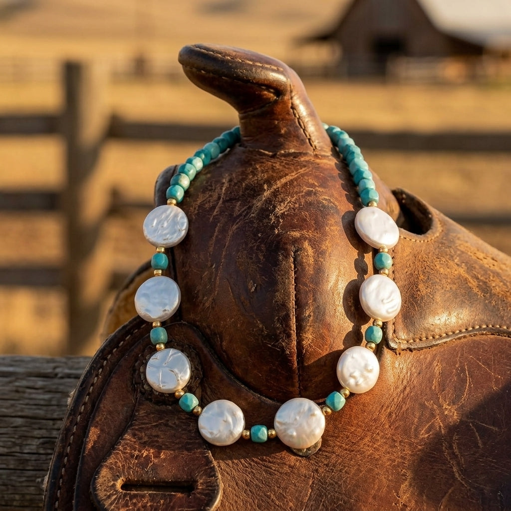 Lagoon Pearlescent Necklace