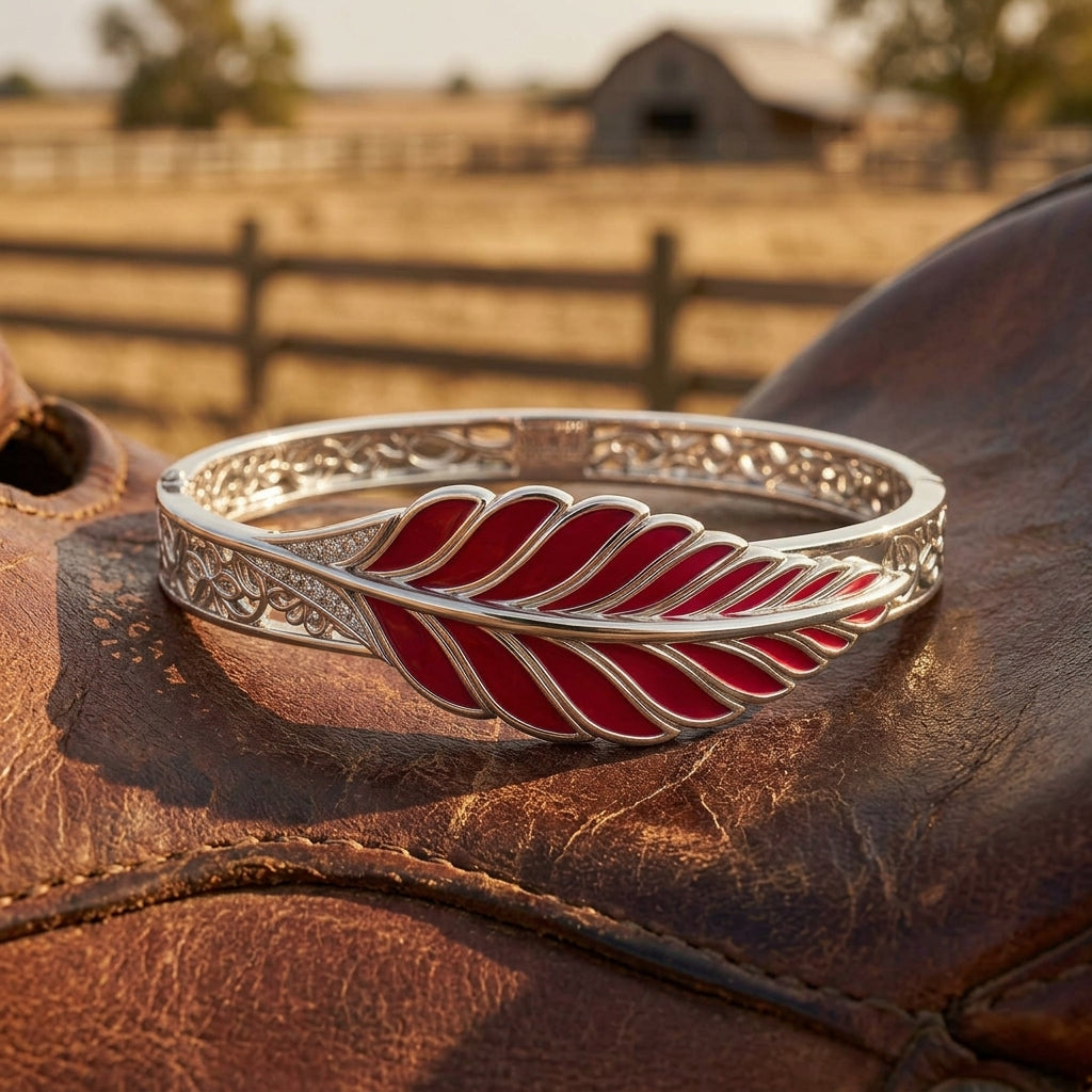 Mesa Quill Bracelet - Red