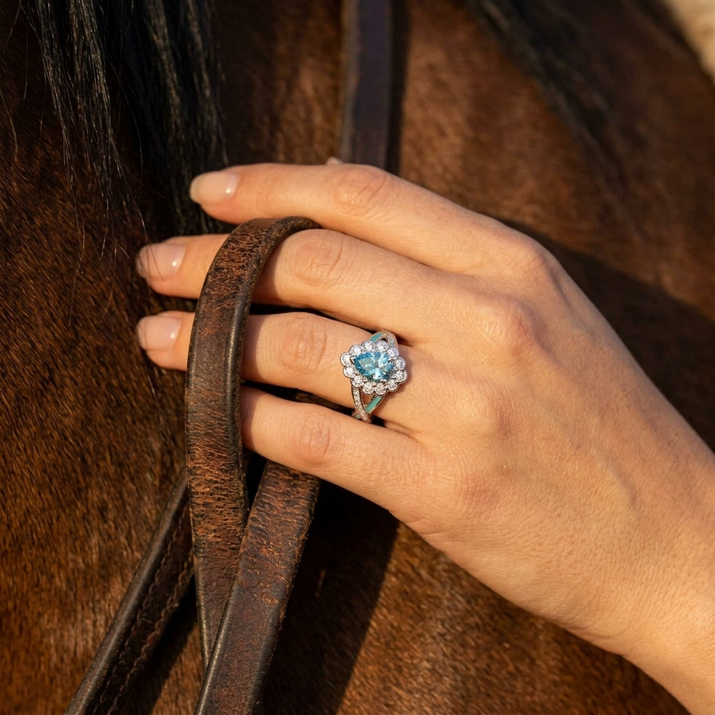 Calyra Dew Ring - Aquamarine