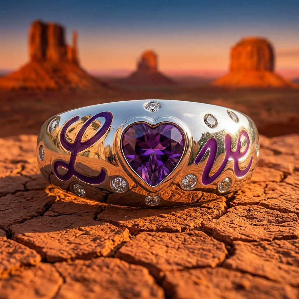 Promise Love Ring - Amethyst