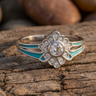 Desert Bloom Ring - Moissanite