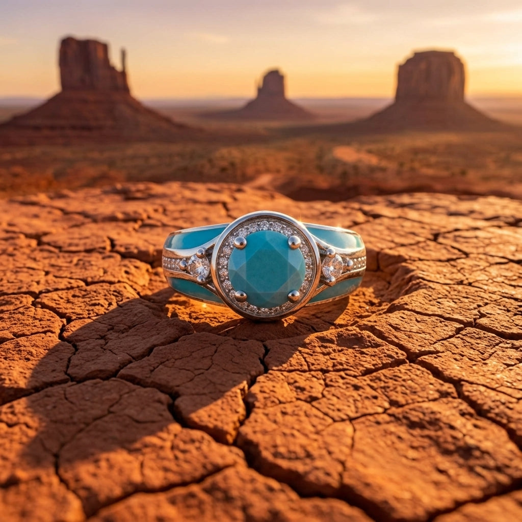 Brave Belt Ring - Turquoise