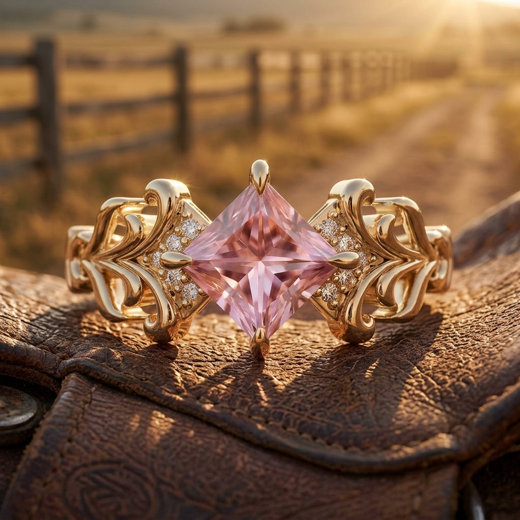 Sunspire Glow Ring - Rose Quartz