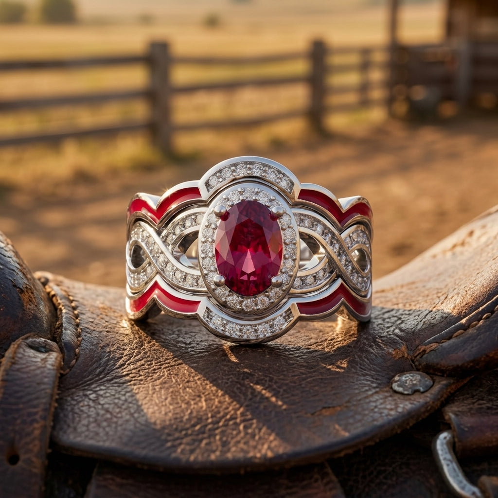 Sunset Canyons Ring - Ruby