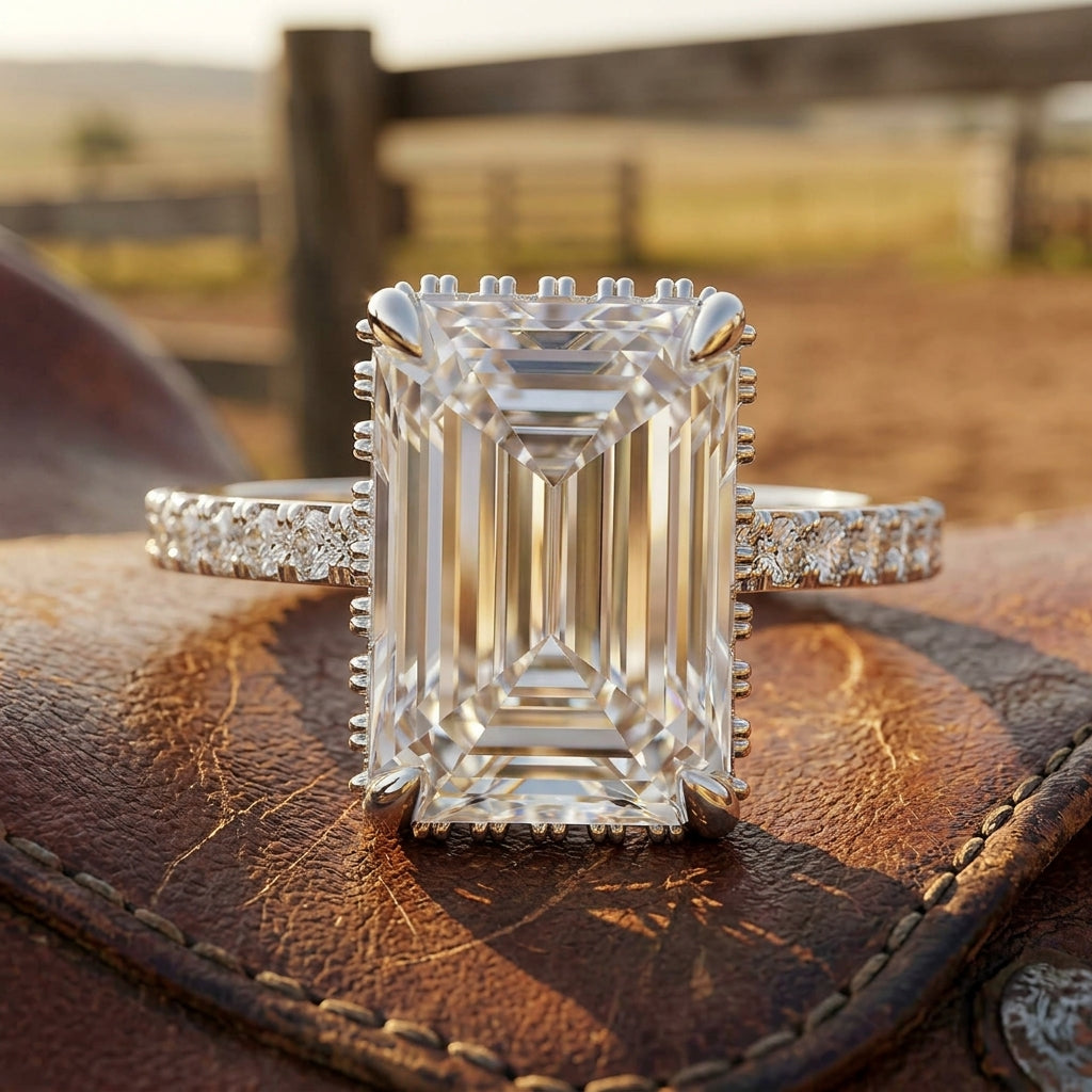 Aurora Whisper Ring - Moissanite
