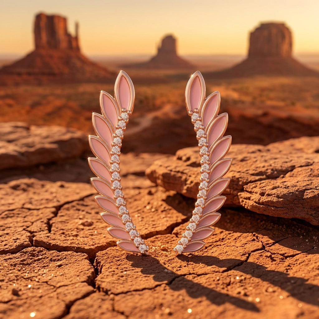 Eternal Spring Earrings - Pink
