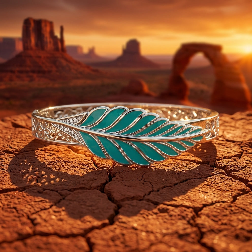 Mesa Quill Bracelet - Turquoise