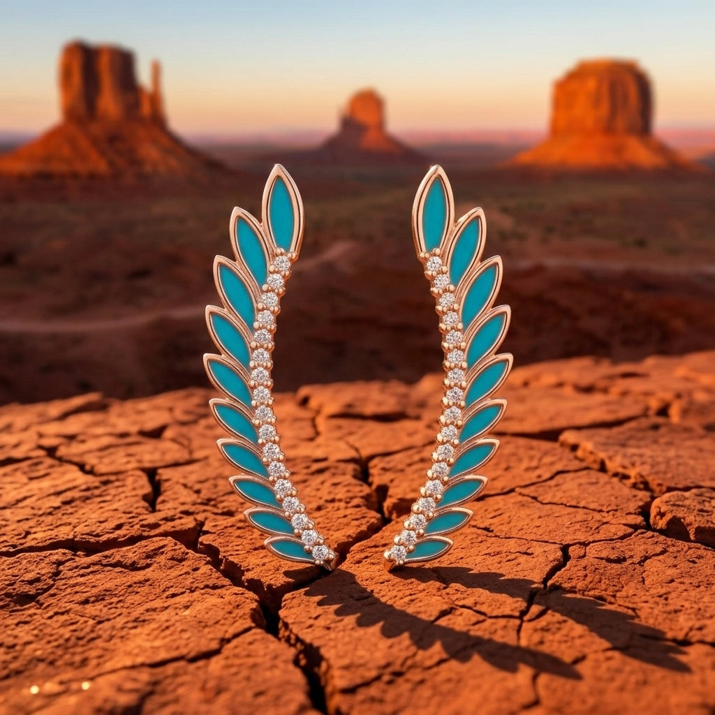 Eternal Spring Earrings - Turquoise