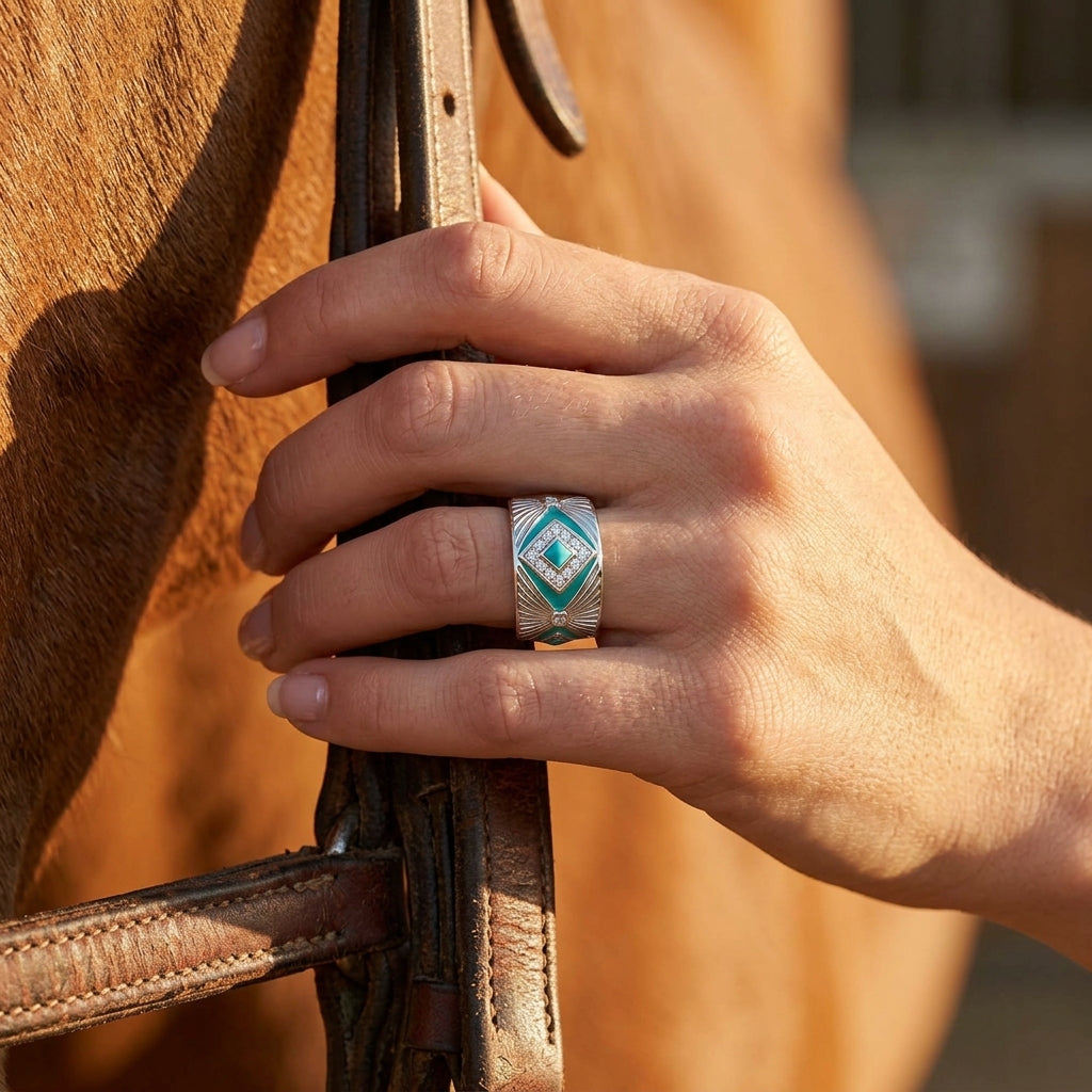 Cowgirl Legend Ring - Moissanite