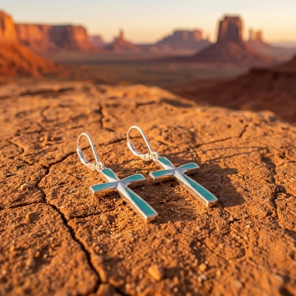 Azure Faith Earrings