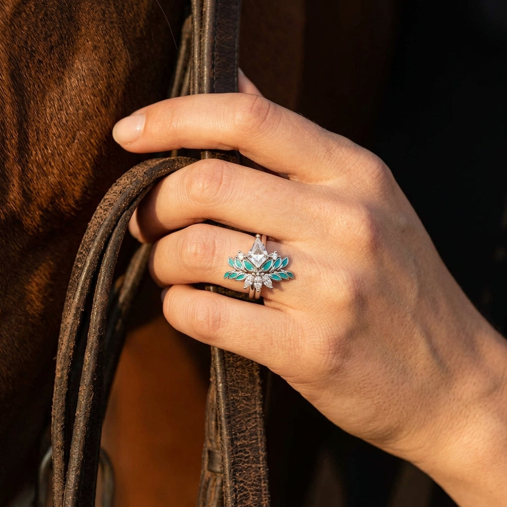 Anthea Harmony Ring - Moissanite