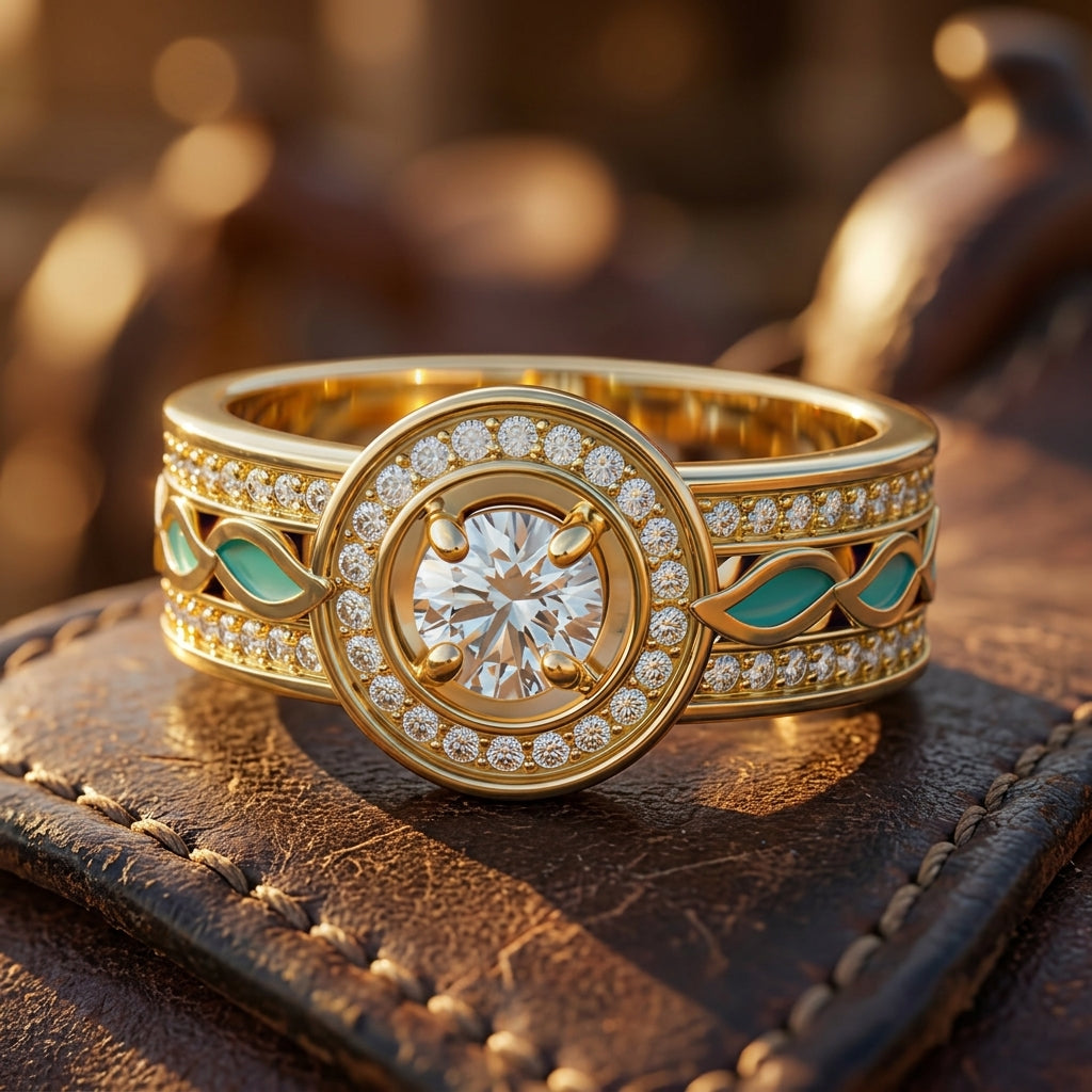 Shining Rodeo Ring - Moissanite