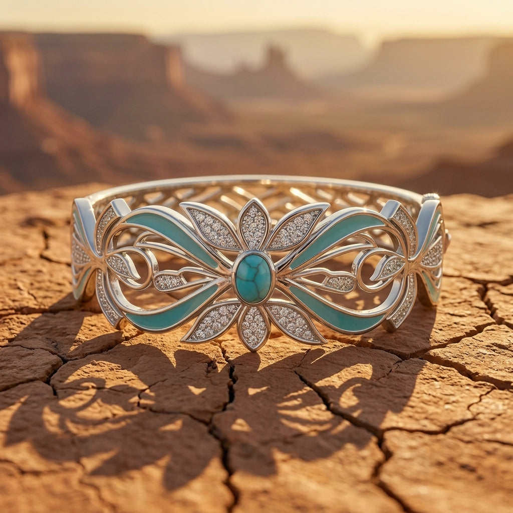 Frontier Whirlwind Bracelet - Turquoise