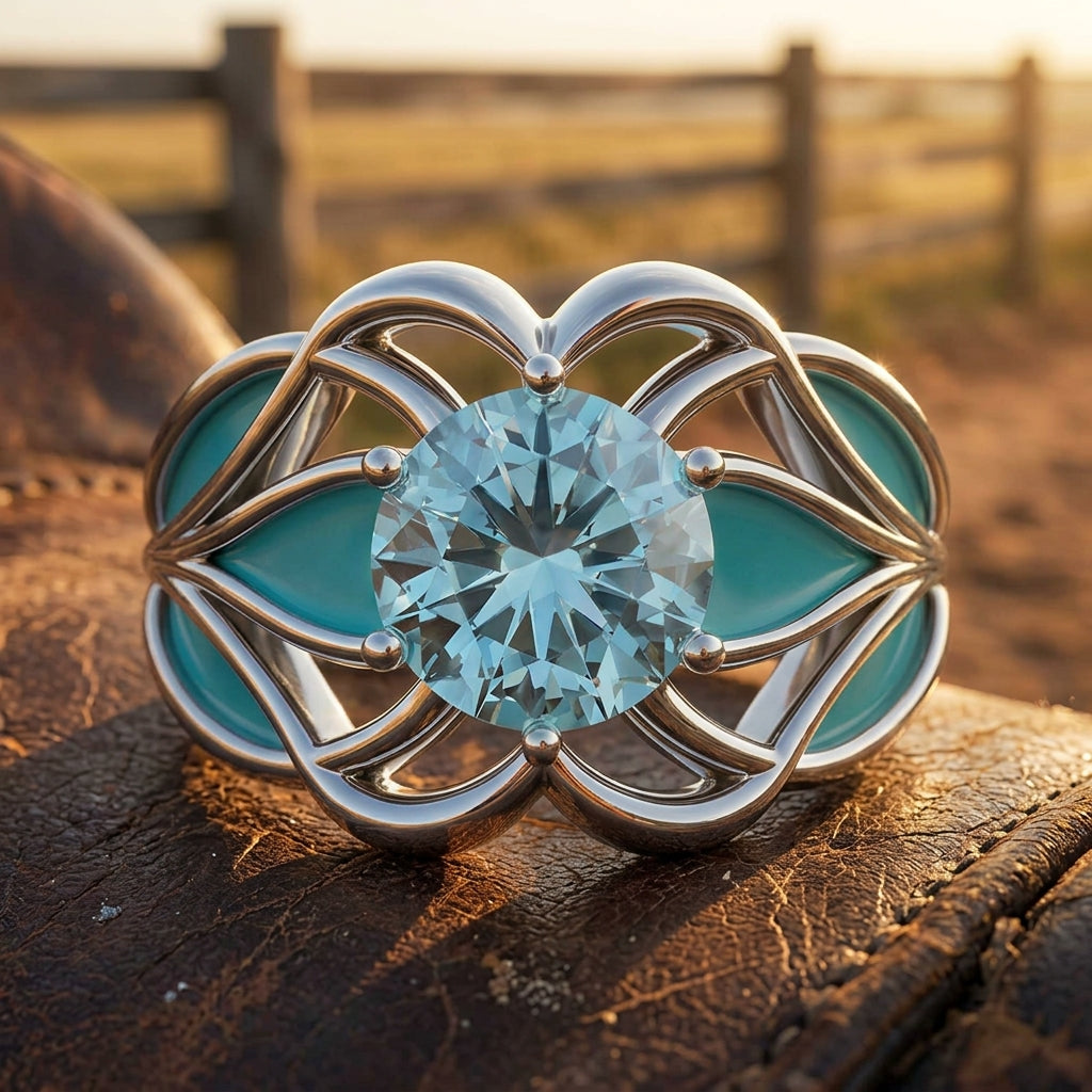 Wild Surges Ring - Aquamarine