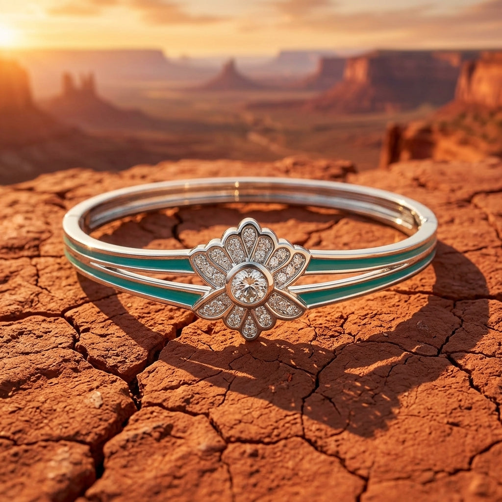 Desert Bloom Bracelet - Moissanite