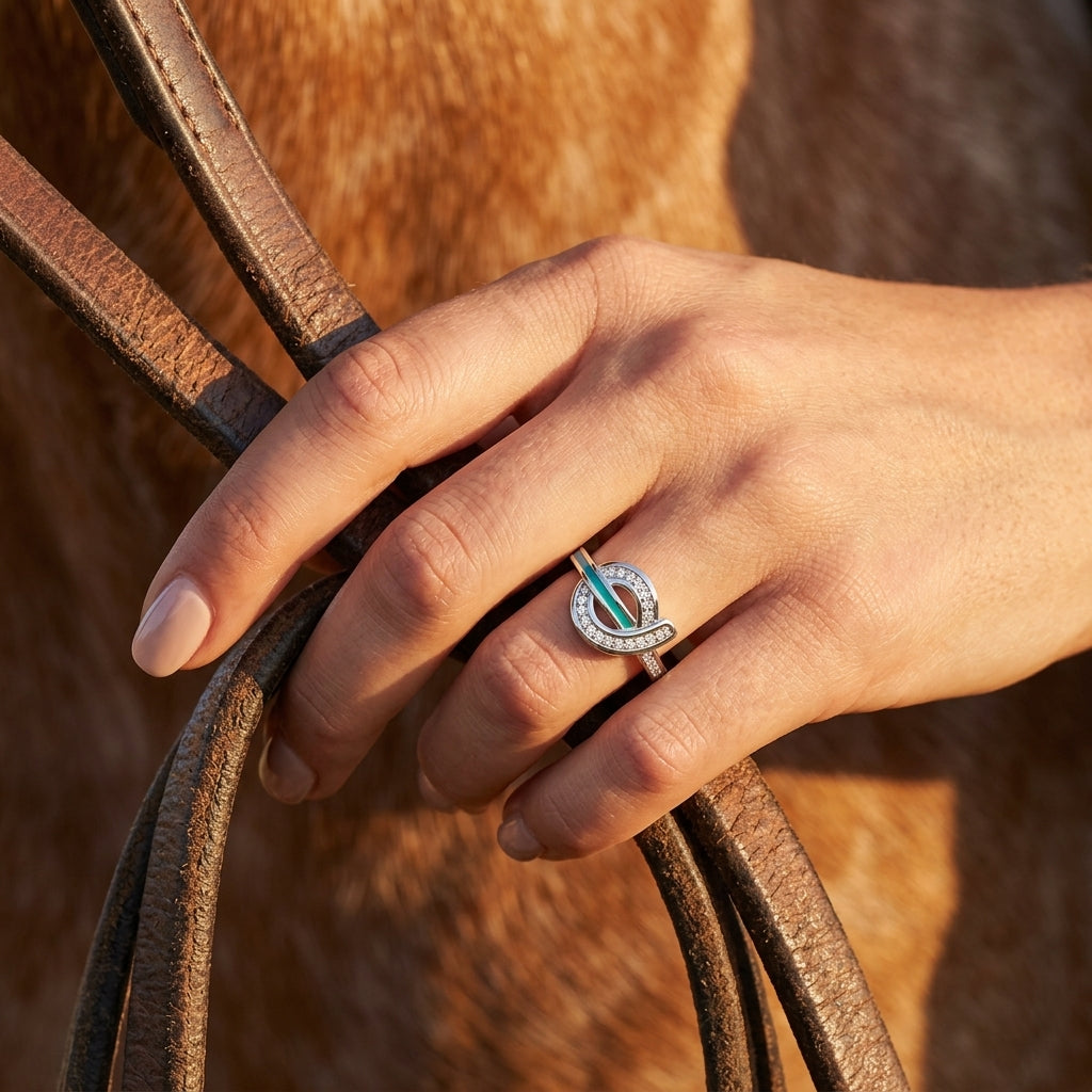 Knotted Power Ring - Moissanite