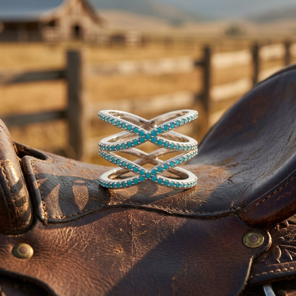 Sierra Wrap Ring - Turquoise