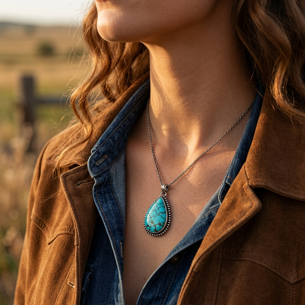 Turquoise Ring with sparks