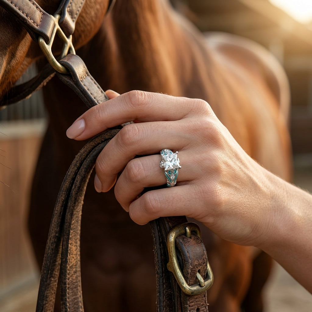 Rosemary's Loyalty Ring - Moissanite
