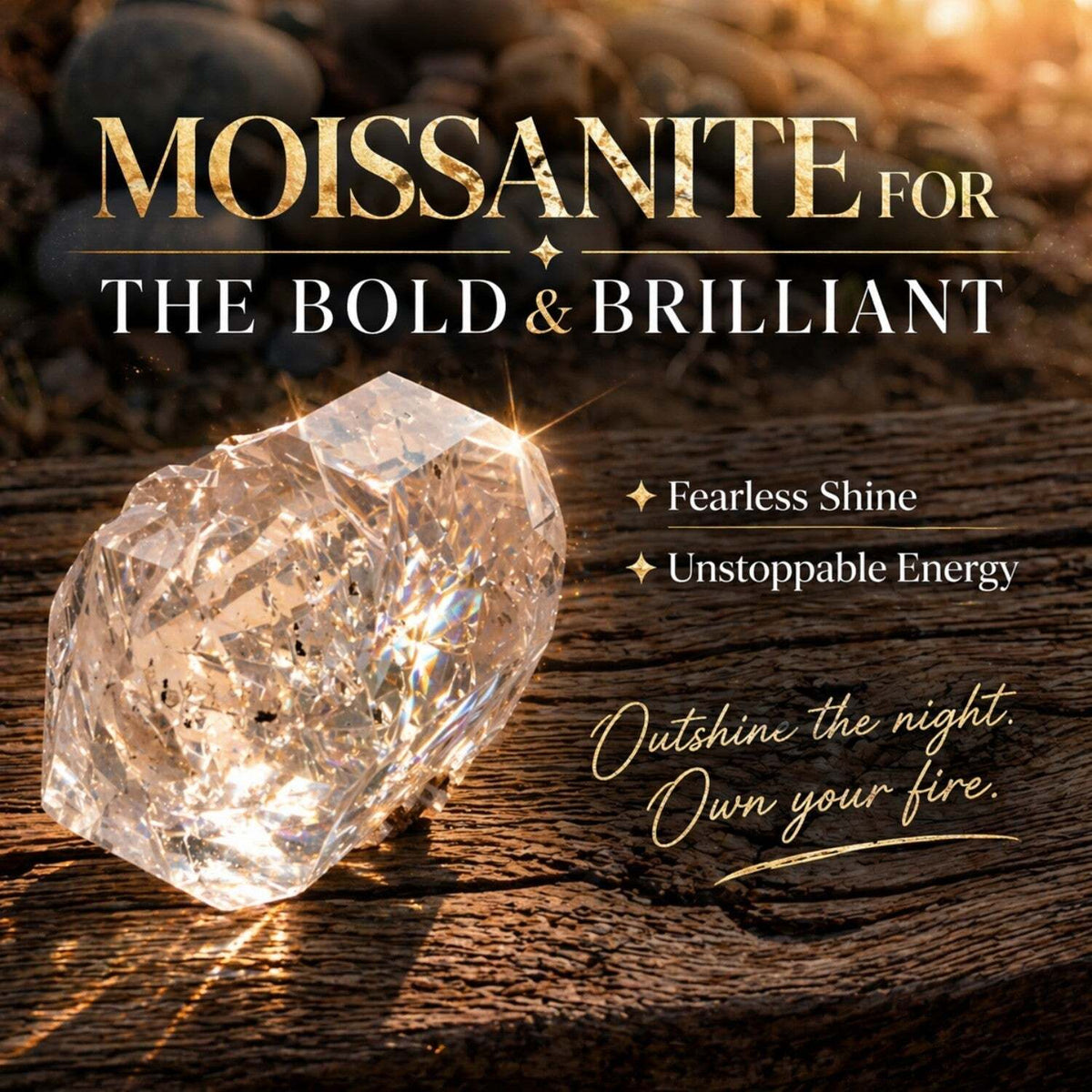 Brave Belt Ring - Moissanite