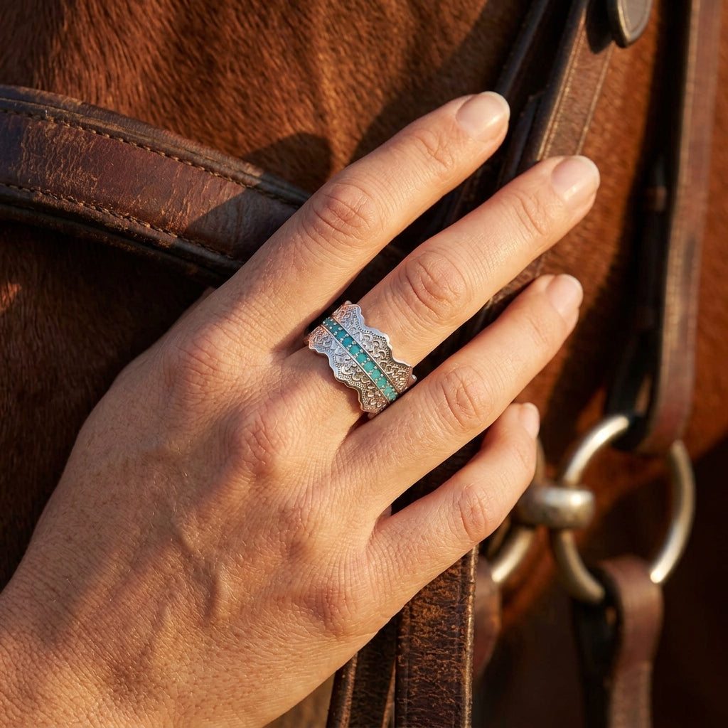 Cielo Filigree Ring