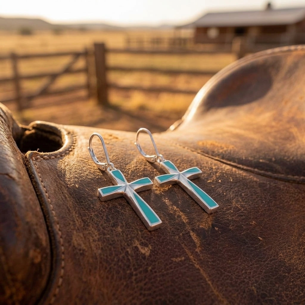 Azure Faith Earrings